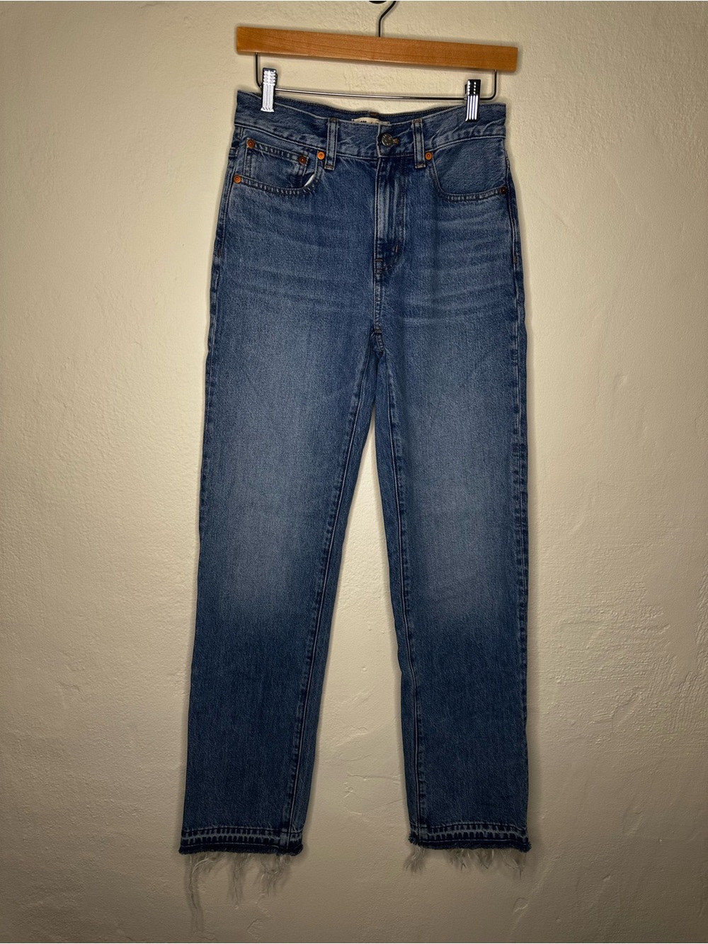 Madewell The Rail Straight Leg Jeans
